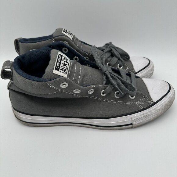 Converse All Star Mens Gray High-Top Sneakers Size 8.5 - Picture 5 of 9
